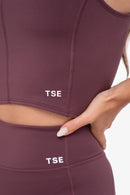 Débardeur Power Crop Smooth-Fit - Grape