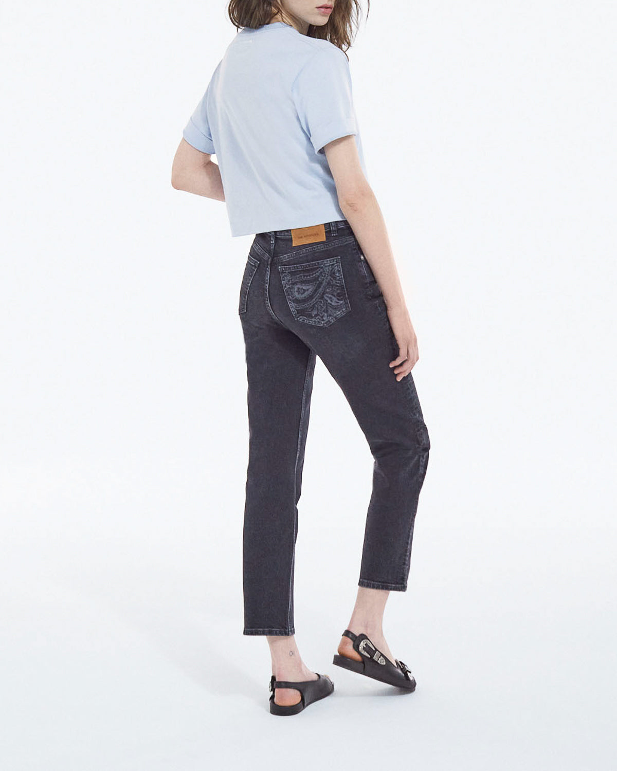 The Kooples - Jean Recto Cropped - Mujer