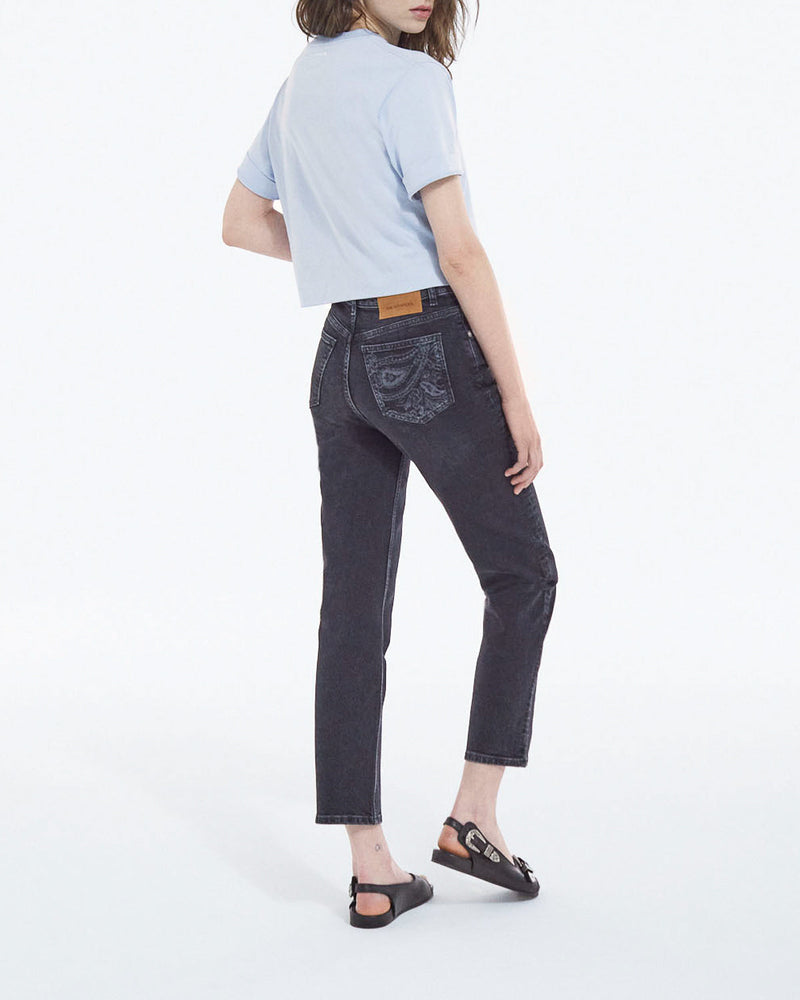 Jean Droit Cropped - Femme