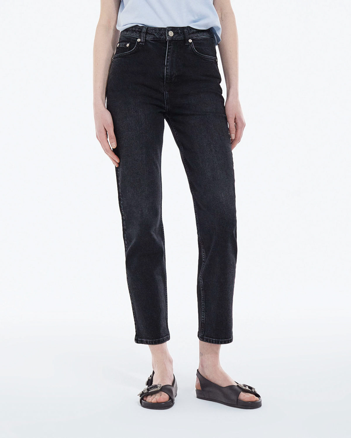 The Kooples - Jean Recto Cropped - Mujer