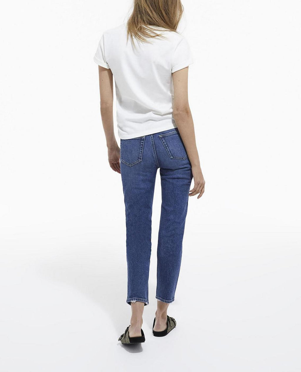The Kooples - Jean Slim Azul Desgastado - Mujer