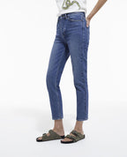 The Kooples - Jean Slim Azul Desgastado - Mujer