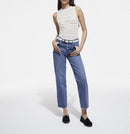The Kooples - Vaqueros Rectos Delave Azul - Mujer