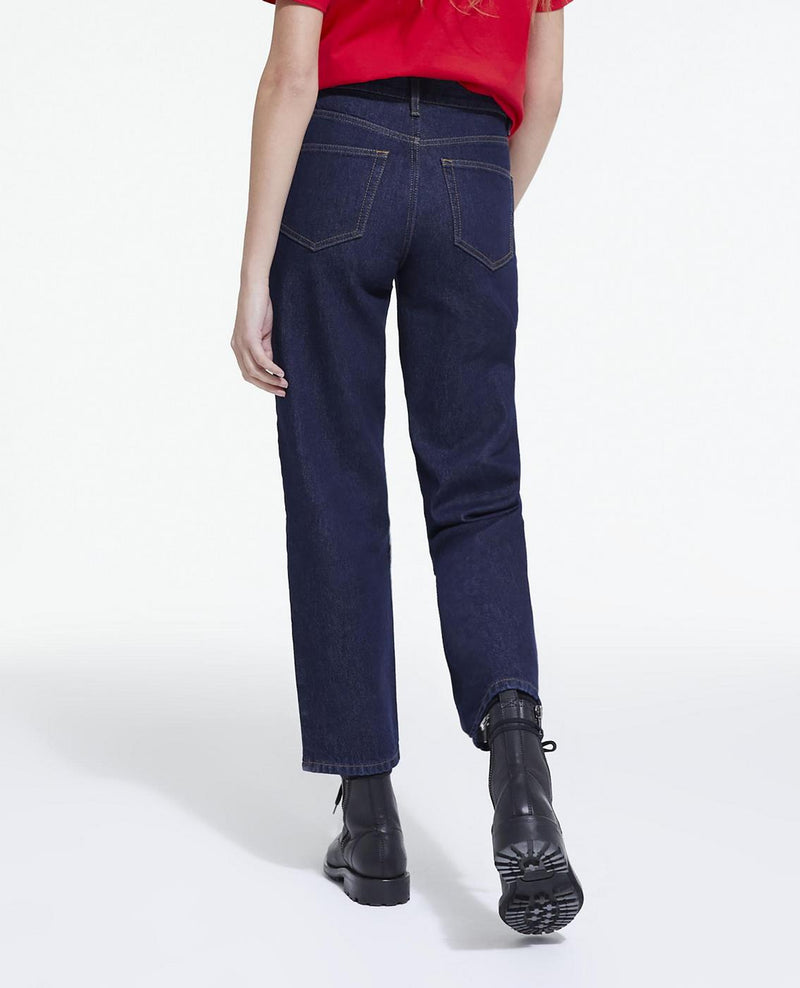 Jean Mom - Bleu Marine - Femme