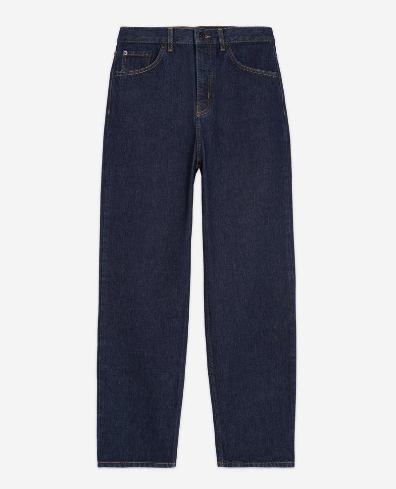Jean Mom - Bleu Marine - Femme