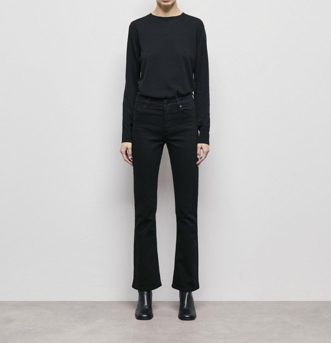 The Kooples - Jean Bootcut - Noir - Femme