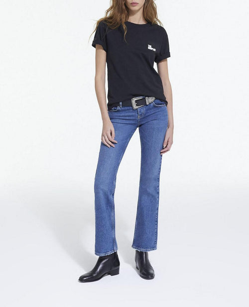 The Kooples - Jean Bootcut Bleu Delave - Femme