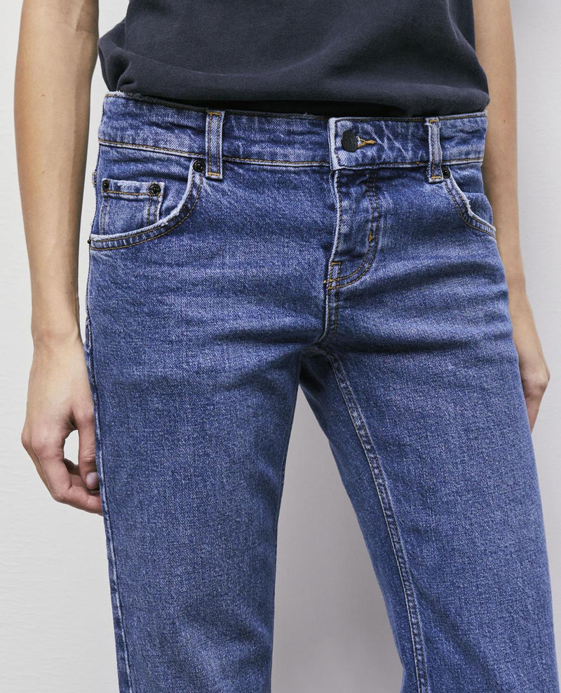 The Kooples - Jean Bootcut Bleu Delave - Femme