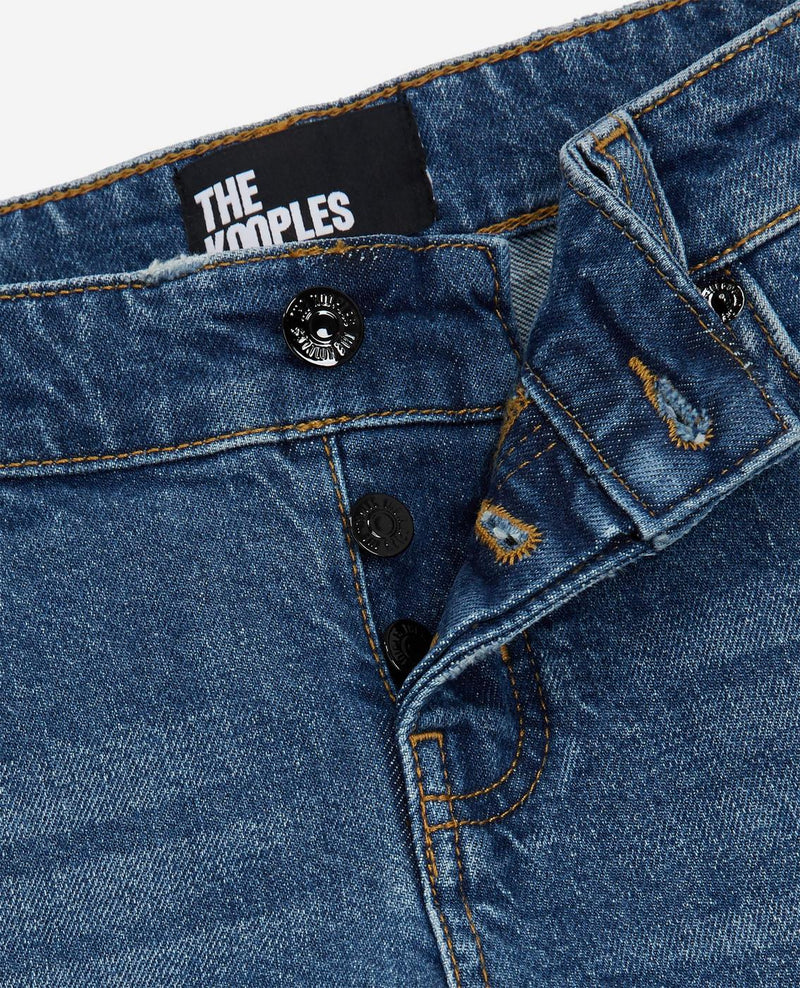 The Kooples - Jean Bootcut Bleu Delave - Femme