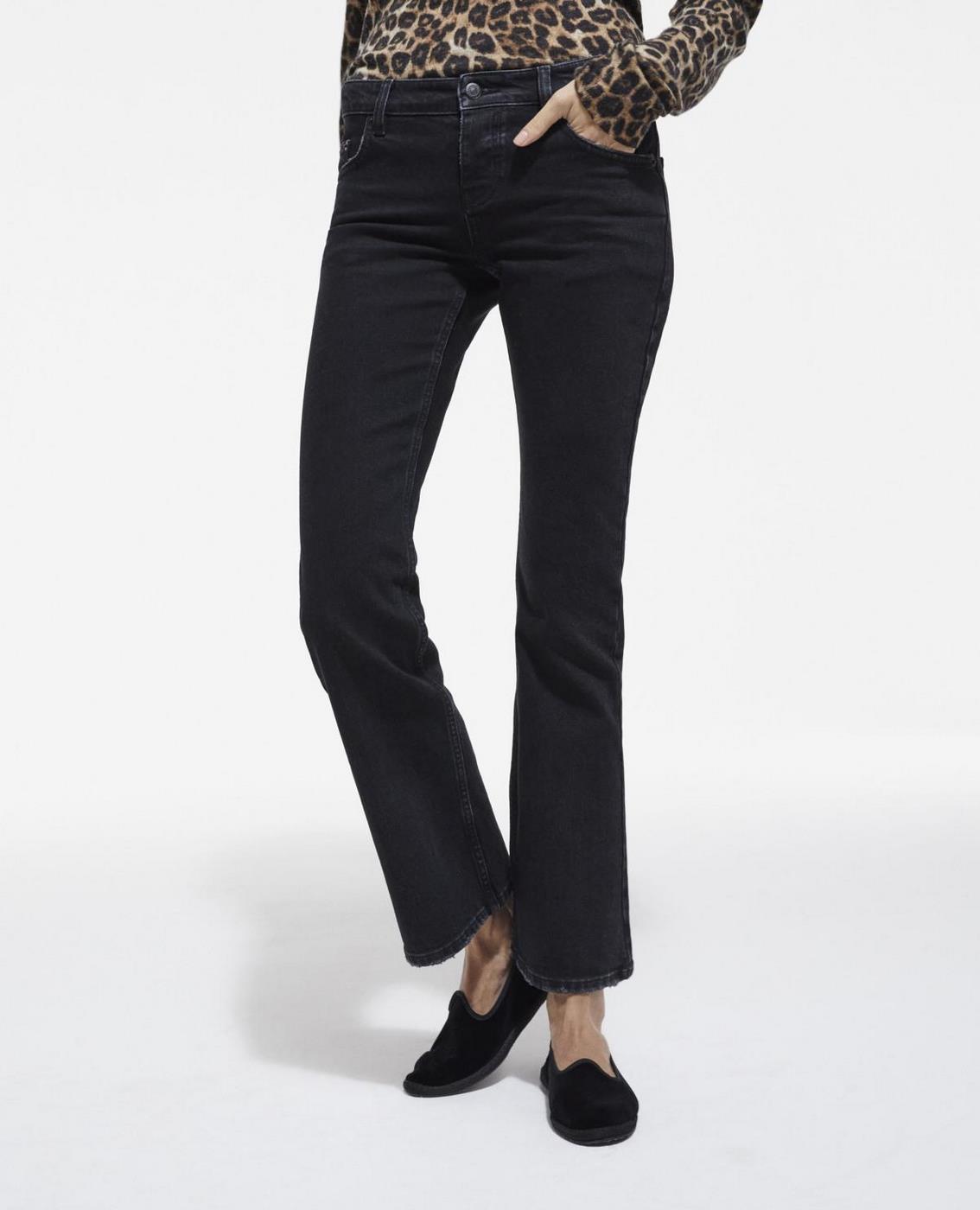 The Kooples - Jean Bootcut - Noir - Femme