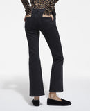 The Kooples - Jean Bootcut Noir Delave - Femme