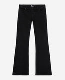 The Kooples - Jean Bootcut Noir Delave - Femme