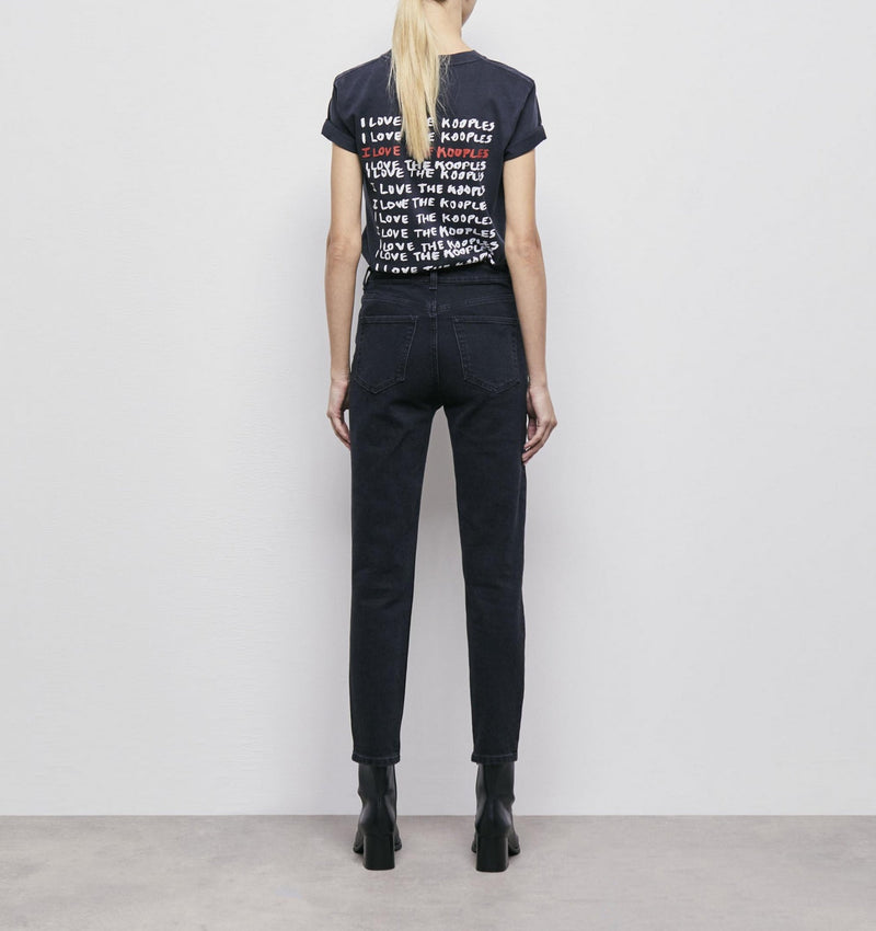 Vaqueros slim negros Delave - Mujer