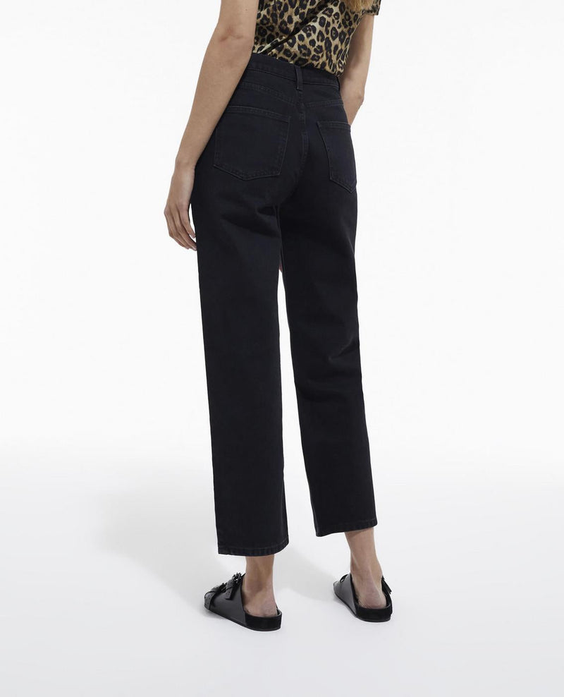 Straight Jeans - Black - Women
