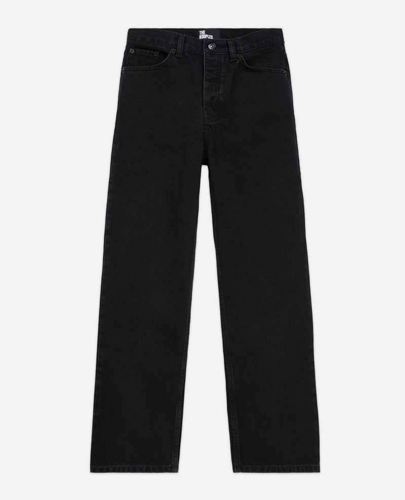 Straight Jeans - Black - Women