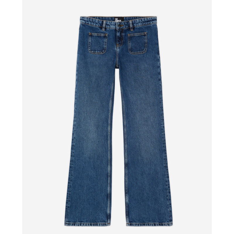 The Kooples - Jean Denim Wide Leg - Femme