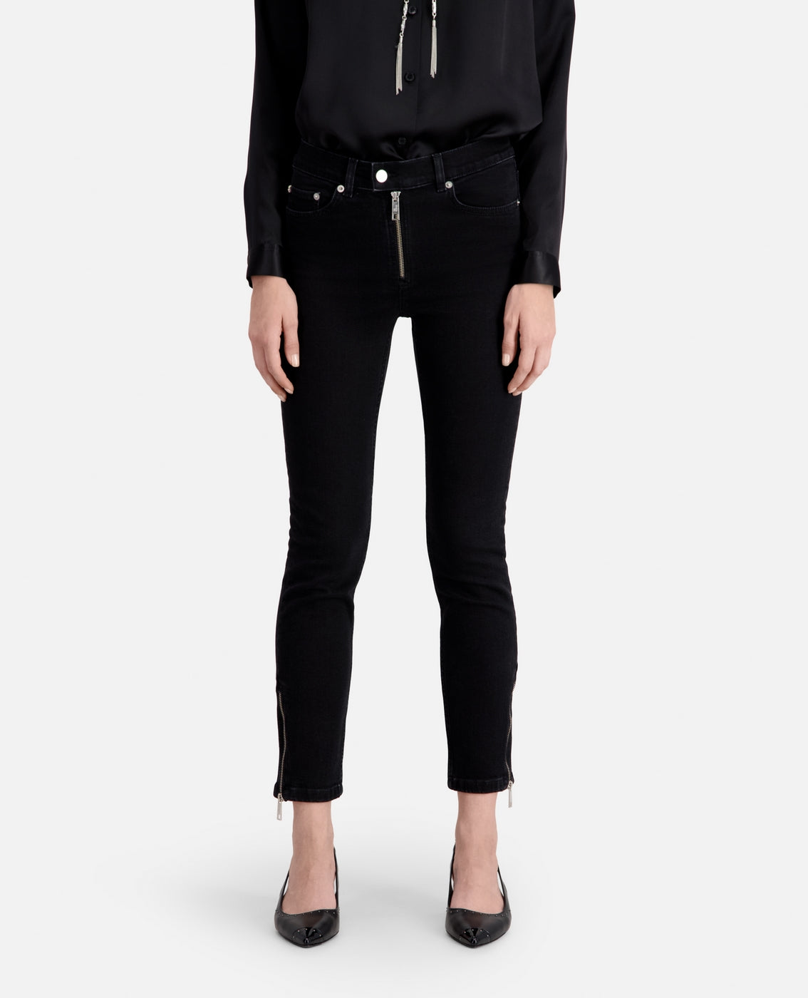 The Kooples - Slim Jeans - Black - Women