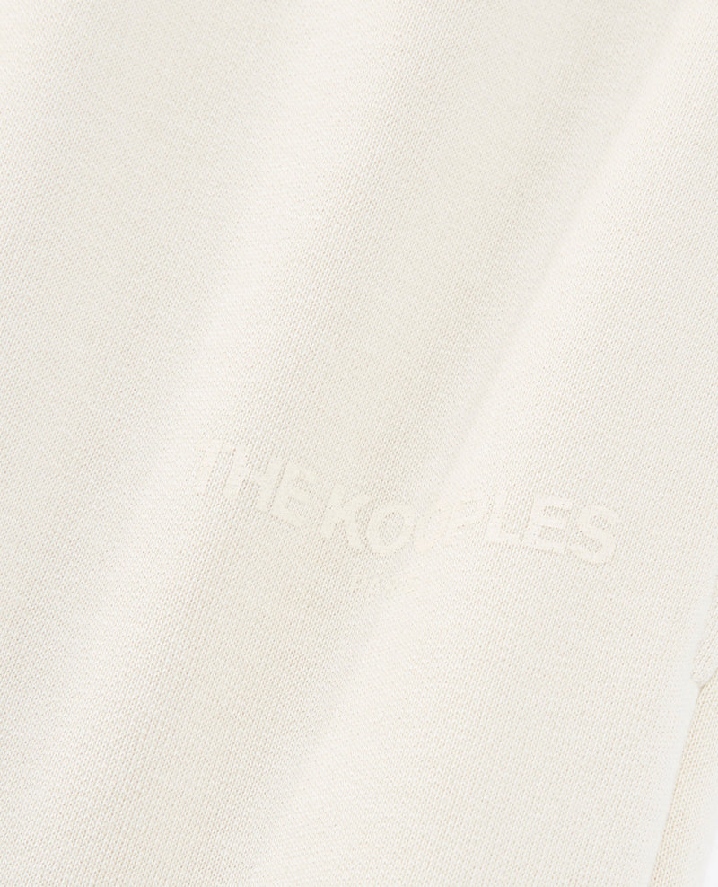 The Kooples - Jogging Écru Coupe Droite - Femme