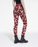 Legging Taille Haute - Rouge - Femme
