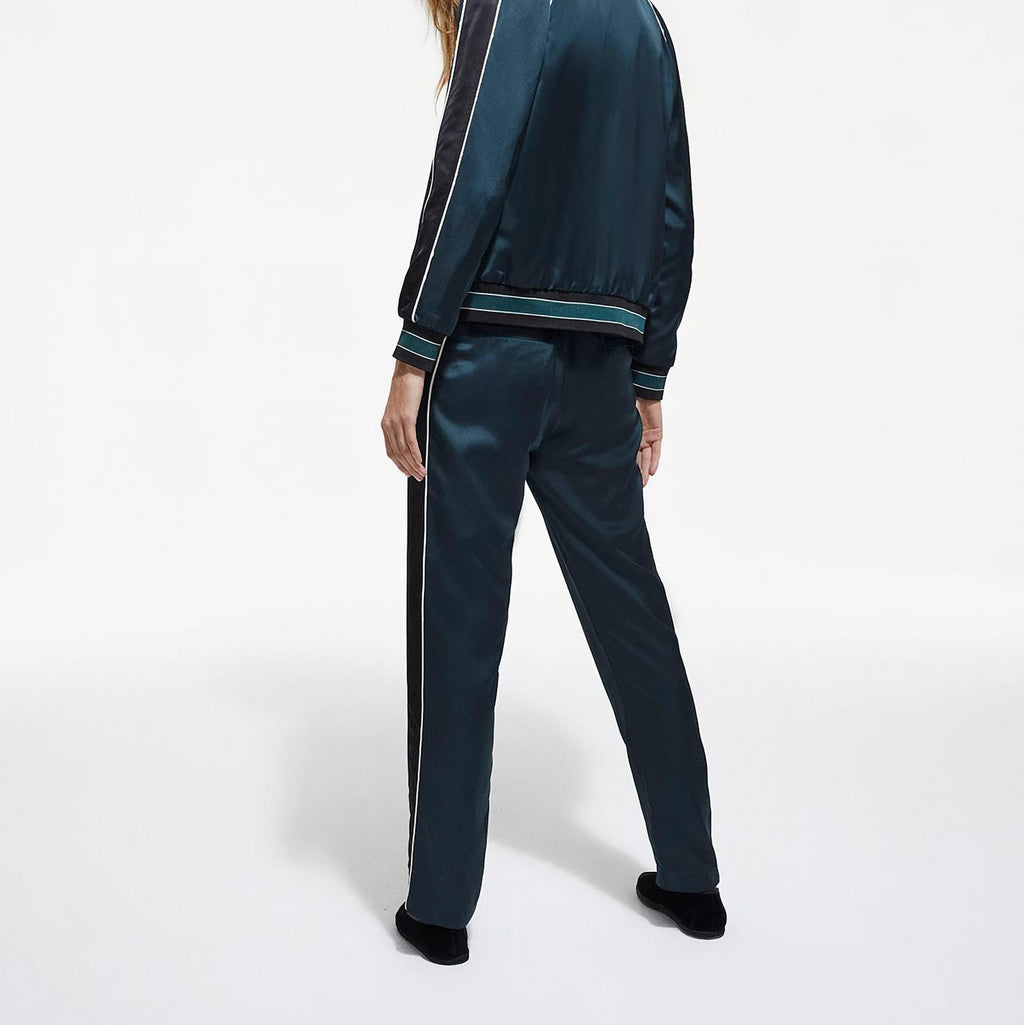 The Kooples - Pantalon Droit - Bleu Pétrole - Femme
