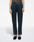 The Kooples - Pantalon Droit - Bleu Pétrole - Femme