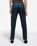 The Kooples - Pantalon Droit - Bleu Pétrole - Femme