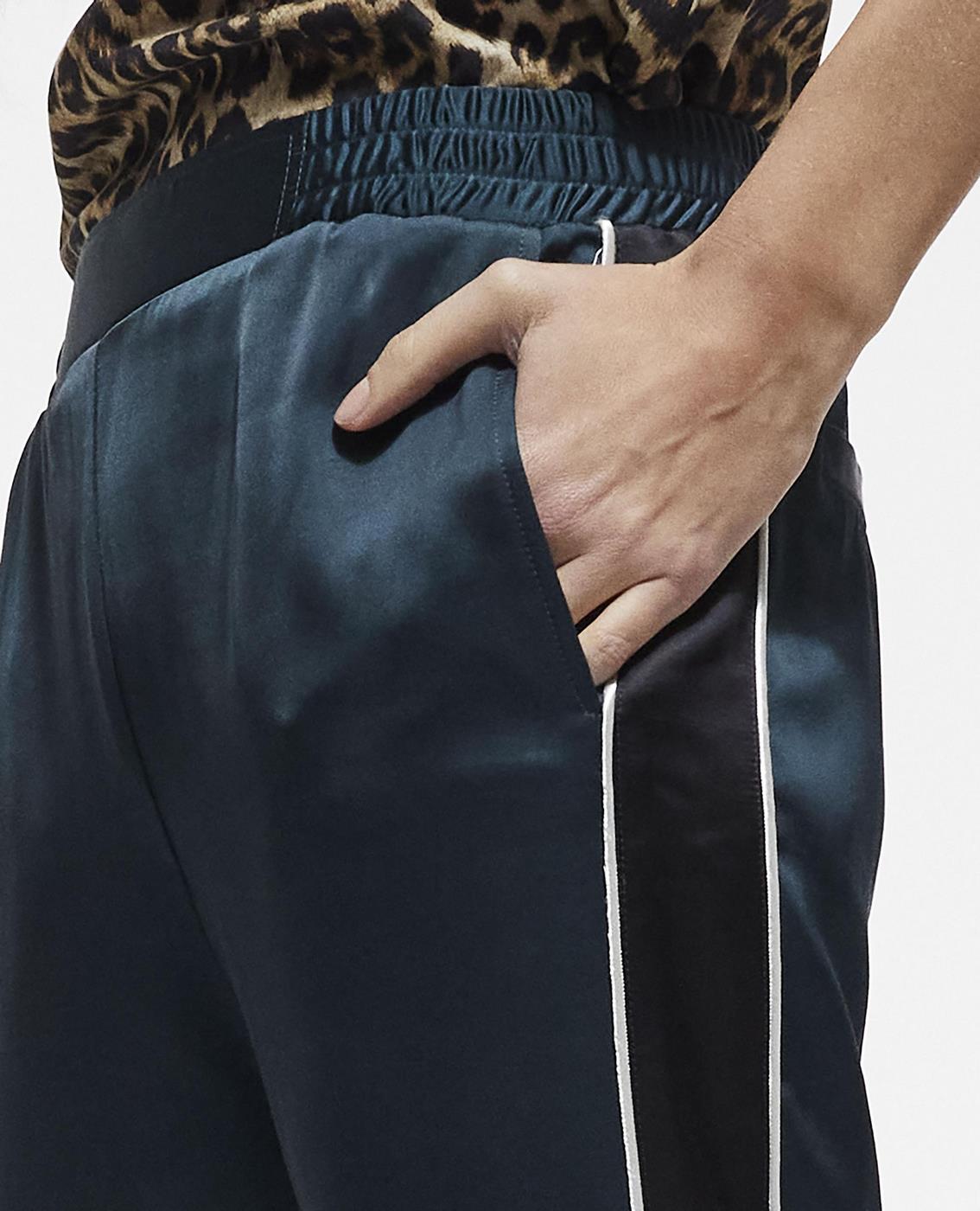 The Kooples - Pantalon Droit - Bleu Pétrole - Femme