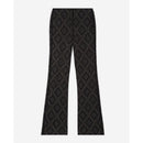 Pantalon Flare Taille Haute - Noir - Femme