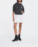 Jupe Courte Écrue Coton Broderie Anglaise - Femme