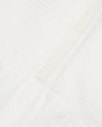 The Kooples - Jupe Courte Écrue Coton Broderie Anglaise - Femme