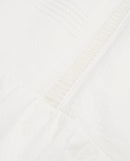 Jupe Courte Écrue Coton Broderie Anglaise - Femme
