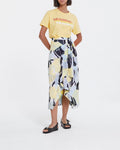 The Kooples - Falda Vestida Verde Larga Con Estampado Floral - Mujer