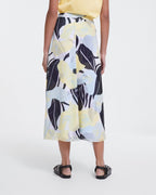 The Kooples - Falda Vestida Verde Larga Con Estampado Floral - Mujer