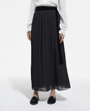 Falda plisada - Negro - Mujer