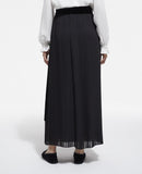 Falda plisada - Negro - Mujer