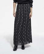 The Kooples - Pleated Skirt - Black - Women