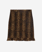 The Kooples - Jupe Droite - Noir Et Marron - Femme