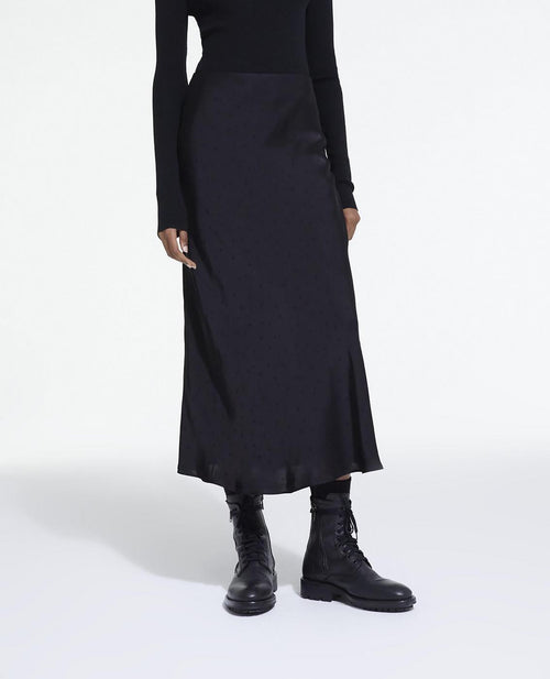 The Kooples - Falda Larga Jacquard Corazones - Mujer