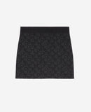 Minifalda de cintura alta - Negro - Mujer