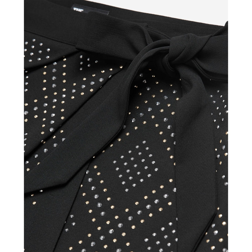 The Kooples - Falda Cruzada Talle Alto - Negro - Mujer