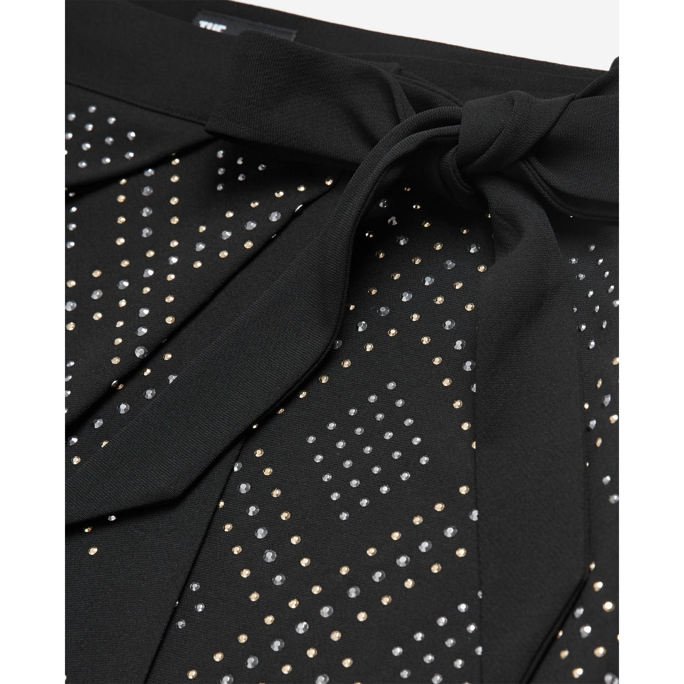 The Kooples - Falda Cruzada Talle Alto - Negro - Mujer