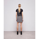 Jupe Droite Taille Haute - Noir - Femme