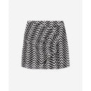 Jupe Droite Taille Haute - Noir - Femme