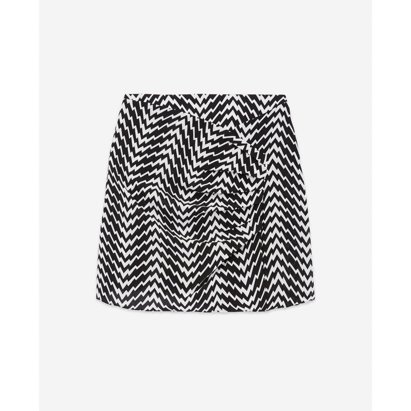 Jupe Droite Taille Haute - Noir - Femme