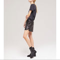 The Kooples - Lambskin Leather Mini Skirt - Black - Women