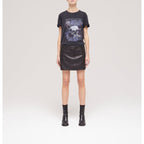 The Kooples - Lambskin Leather Mini Skirt - Black - Women