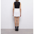 Jupe Trapèze Taille Haute - Blanc - Femme