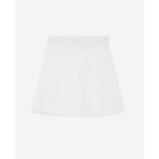 The Kooples - Jupe Trapèze Taille Haute - Blanc - Femme