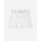 The Kooples - Straight Skirt in Broderie Anglaise - White - Women