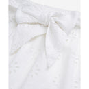 Jupe Droite En Broderie Anglaise - Blanc - Femme